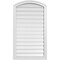 Ekena Millwork Arch Top Surface Mount PVC Gable Vent: Non-Functional, w/2"W x 1-1/2"P Brickmould Frame, 24"W x 40"H GVPAR24X4002SN - alternate 1